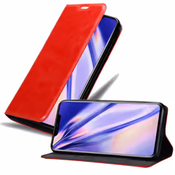 Cadorabo DE-123130, Folio porte carte, Huawei, MATE 20 PRO, 16,2 cm (6.39"), Rouge