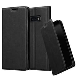 Coque pour Samsung Galaxy S10e - CADORABO - NOIR NUIT - Simili-cuir - Fermeture magnétique - Rigide