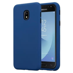 Coque - CADORABO - Samsung Galaxy J5 2017 - Bleu Foncé - 3 pièces - Protection contre les chocs