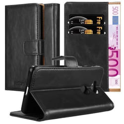 Coque pour Sony Xperia L2 en NOIR DE JAIS Cover Protection fonction de support