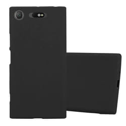 Étui de téléphone - CADORABO - Sony Xperia XZ1 - FROST BLACK - Souple - Antichoc - Résistant aux rayures