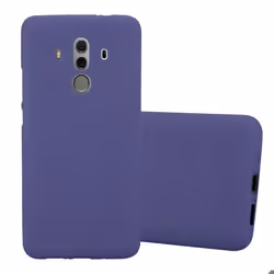 Housse pour Huawei MATE 10 PRO Coque en FROST BLEU FONCÉ Case Cover Protection Silicone TPU Etui