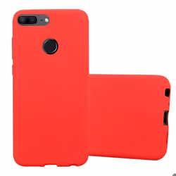 Housse pour Honor 9 LITE Coque en FROST ROUGE Case Cover Protection Silicone TPU Etui