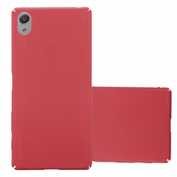 Coque pour Sony Xperia X Etui en FROSTY ROUGE Housse Hard Case Cover Protection à laspect givré