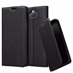 Coque pour Sony Xperia 10 PLUS Housse en NOIR NUIT Etui Case Cover Protection Portefeuille Wallet