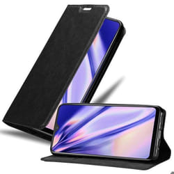 Étui pour téléphone portable - CADORABO - Vivo Y95 - Simili-cuir - Noir Nuit - Fonction stand