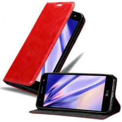 Coque pour LG X POWER 3 Housse en ROUGE DE POMME Etui Case Cover Protection Portefeuille Wallet