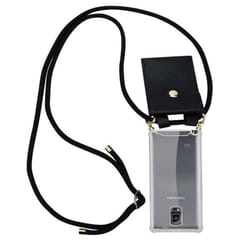 Coque Collier - CADORABO - Samsung Galaxy NOTE 4 - Silicone TPU - Noir - Pratique et Esthétique