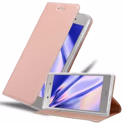 Cadorabo Coque pour Sony Xperia XZ1 en CLASSY OR ROSÉ