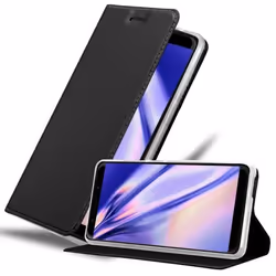Cadorabo Coque pour WIKO VIEW GO en CLASSY NOIR