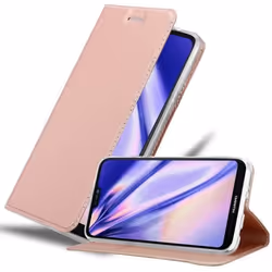 Coque - CADORABO - Huawei P20 LITE - Classy Or Rosé - Fermeture magnétique - Protection chocs et rayures