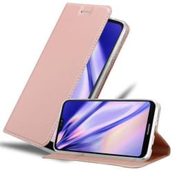 Coque - CADORABO - Huawei P20 LITE - Classy Or Rosé - Fermeture magnétique - Protection chocs et rayures