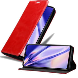 Coque de téléphone - CADORABO - Huawei P30 LITE - ROUGE DE POMME - Simili-cuir - Fermeture magnétique