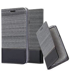 Étui Book Style - CADORABO - Samsung Galaxy A20e - GREY BLACK - Fermeture magnétique - Fonction support