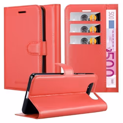Coque pour Samsung Galaxy A80 / A90 4G Housse en ROUGE CERISE Etui Case Cover Protection fermeture magnétique Portefeuille
