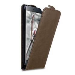 Coque pour Asus ZenFone 3 (5.2 Zoll) Etui en MARRON CAFÉ Housse Case Cover Protection Flip magnétique Portefeuille