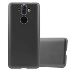 Coque pour Nokia 8 Sirocco Housse en METALLIC GRIS Etui Case Cover Protection Silicone TPU Cover matte