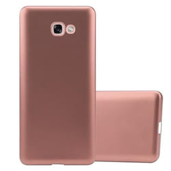 Coque de téléphone - CADORABO - Samsung Galaxy A7 2017 - Métallique Rosé Gold - Ultra Fin - Protection Chocs
