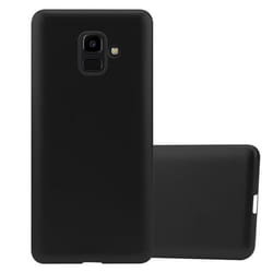Coque de téléphone - CADORABO - Samsung Galaxy J6 2016 - Noir Métallique - Ultra Fin - Protection Chocs