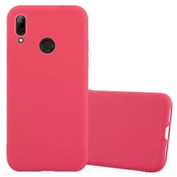 Coque pour Honor 10 LITE / Huawei P SMART 2019 Etui en CANDY ROUGE Housse Case Cover Protection Silicone TPU Case