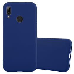 Coque pour Honor 10 LITE / Huawei P SMART 2019 Etui en CANDY BLEU FONCÉ Housse Case Cover Protection Silicone TPU Case