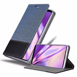 Coque pour Google PIXEL 4 XL Housse en BLEU FONCÉ NOIR Etui Case Cover Protection fermeture magnétique