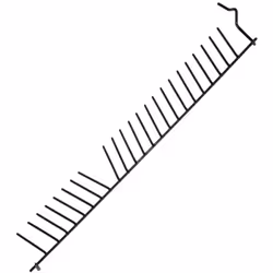 Tige rabattable panier inférieur pour Lave-vaisselle BOSCH, SIEMENS 00668360, 668360 Appareils compatibles : LAVE-VAISSELLE B ...