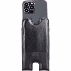 Solo Pelle Stanford Étui de protection en cuir pour iPhone 1212 Pro 1313 Pro jusquà 61 Noir