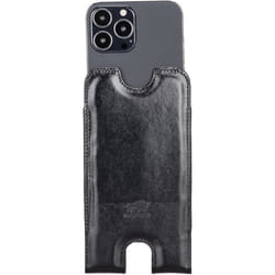 Solo Pelle Stanford Étui de protection en cuir pour iPhone 1212 Pro 1313 Pro jusquà 61 Noir