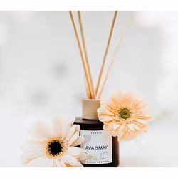 AVA & MAY DI-PE-100 diffuseur aromatique Vase Rotin, Bois Marron, Bois