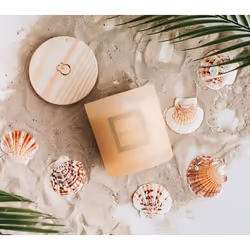 AVA & MAY CA-AR-500 bougie en cire Cylindre Litchi, Magnolia, Vanille Orange, Blanc 1 pièce(s)