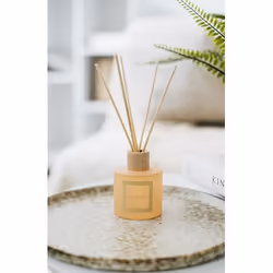 AVA & MAY Aruba diffuseur aromatique Flacon de parfum Rotin, Bois Orange, Bois