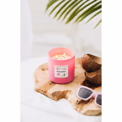 AVA & MAY CA-DORE-380 bougie en cire Rond Noix de coco, Orchidée, Fève Tonka Rose 1 pièce
