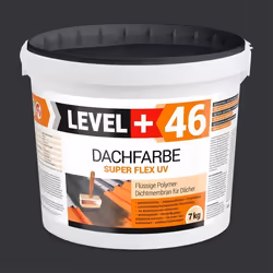 Peinture de toiture - LEVEL - RM46 - Élastique - Anthracite - 7KG - Résistante aux UV