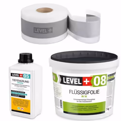 Kit détanchéité pour létanchéité de la douche Salle de bain Bande détanchéité Film liquide 7kg SET03