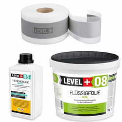Kit détanchéité pour létanchéité de la douche Salle de bain Bande détanchéité Film liquide 7kg SET03