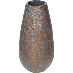 Beliani - Vase Décoratif au Style Antique en Forme d'Amphore fabriqué en Céramique Grise et Marron de 48 cm de Hauteur au Style Vintage