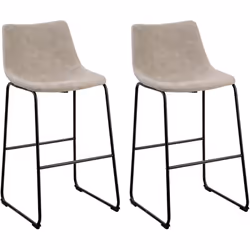 Description générale Ensemble de chaises de bar au style moderne, parfait pour apporter une touche de design à votre intérieu ...