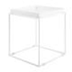 Table basse blanche - BELIANI - SAXON - Style Scandinave-Nature - Rectangulaire - Mat