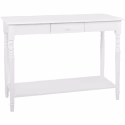 Table console avec tiroir. Cette élégante table console est un meuble polyvalent pour chaque maison. Dans un couloir, elle ac ...