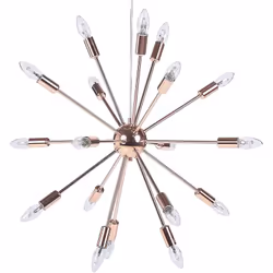 Lampadaire au style unique et moderne. Rajoutez une touche de glam à votre espace de vie avec ce plafonnier unique. Doté de 1 ...