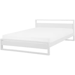 Beliani - Sommier à Lattes pour Lit Double 180 x 200 cm en Bois de Pin Blanc Classique Giulia