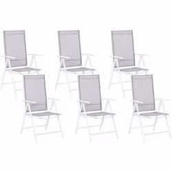 Fauteuils metteur en scène. Ce lot de 6 chaises de jardin vous procurera des moments agréables dans votre jardin ou terrasse. ...