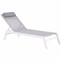 Transat de jardin. Faites de votre après-midi ensoleillé la meilleure expérience possible avec cette élégante chaise longue d ...