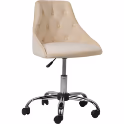 Chaise de bureau moderne et confortable avec roulettes. Cette chaise pratique et confortable au design rétro branché offre un ...