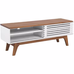 Meuble TV en MDF haut de gamme. Ce superbe meuble TV en MDF de haute qualité s'intégrera parfaitement à la décoration de votr ...