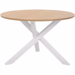 Table de repas au look moderne . Cette table ronde est un accessoire idéal pour ajouter à votre espace culinaire une touche d ...