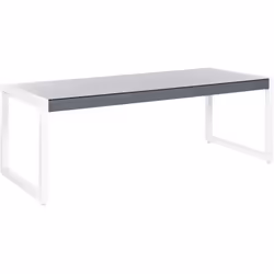 Table d'extérieur. Cette table de jardin en aluminium de haute qualité vous permet de profiter de l'espace idéal pour appréci ...