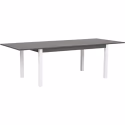 Table d'extérieur. Cette table de jardin moderne ajoutera une belle touche pour chaque extérieur. Ce modèle innovant en alumi ...