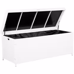 Rangement extérieur en polyrotin. Cette boîte est conçue pour résoudre les problèmes d'espace de rangement. Elle est suffisam ...